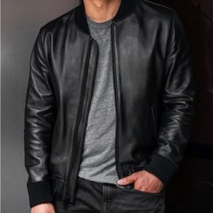 Thursday Boot Company Men’s Leather Bomber Jacket Size XL - NWT